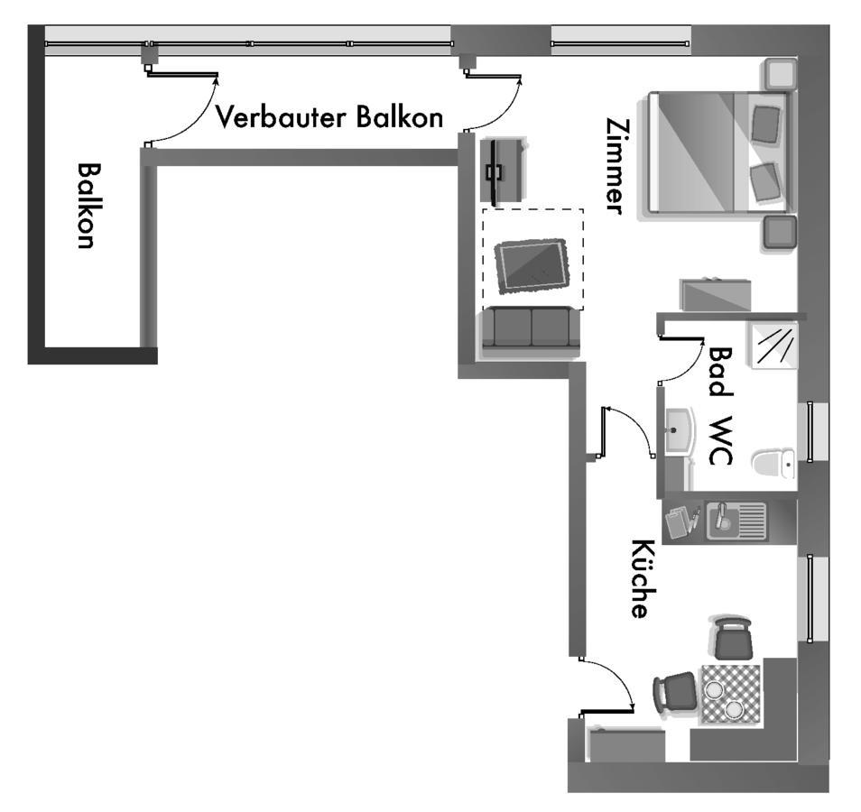 Appartement Kristall Тауплиц Екстериор снимка